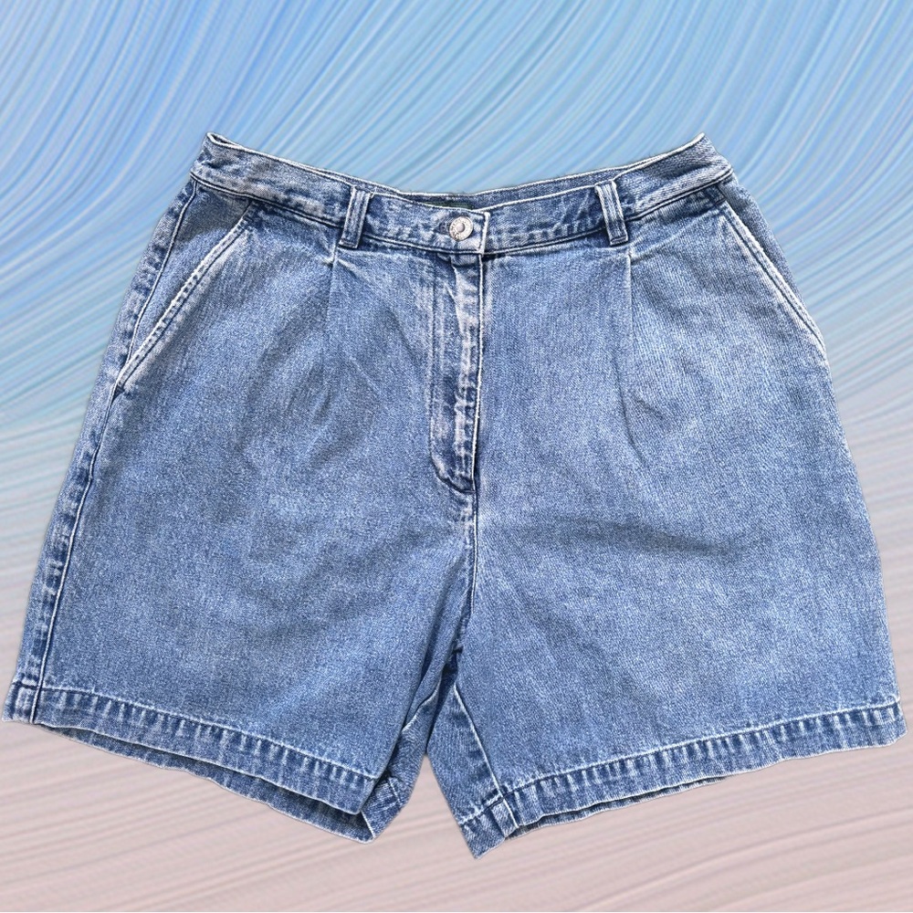 90’s Vintage Denim High-Waisted Shorts